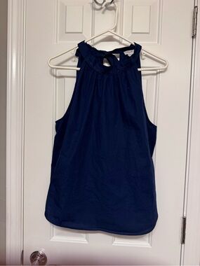 J.Crew Halter Tie-Back Sleeveless Top